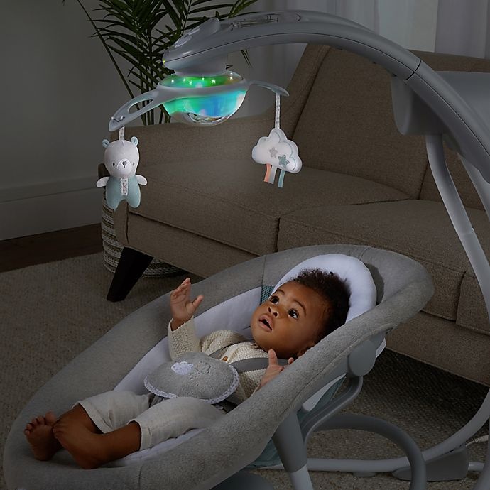 slide 7 of 11, Ingenuity DreamComfort Pemberton InLighten Cradling Swing & Rocker, 1 ct