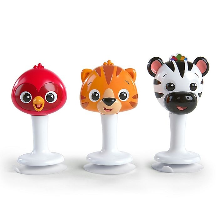 slide 3 of 8, Baby Einstein Rattle & Jingle Trio Take-Along Toy Rattle¯Set, 1 ct