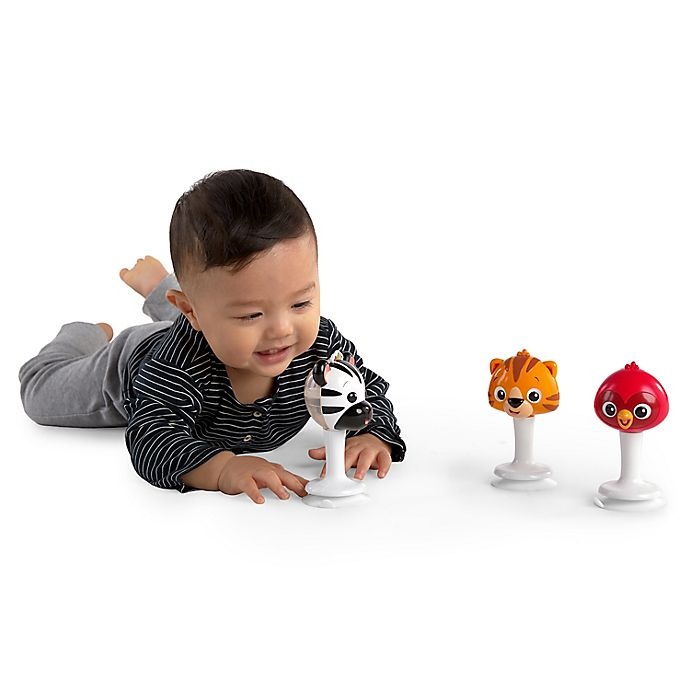 slide 7 of 8, Baby Einstein Rattle & Jingle Trio Take-Along Toy Rattle¯Set, 1 ct