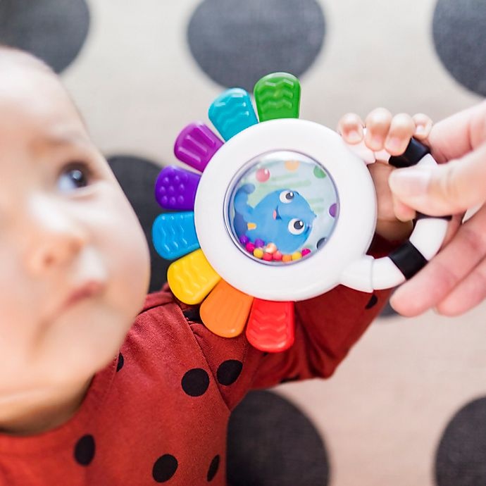 slide 7 of 13, Baby Einstein Outstanding Opus Sensory Rattle & Teether, 1 ct
