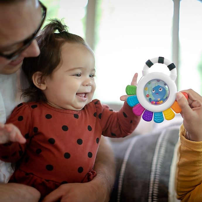 slide 10 of 13, Baby Einstein Outstanding Opus Sensory Rattle & Teether, 1 ct