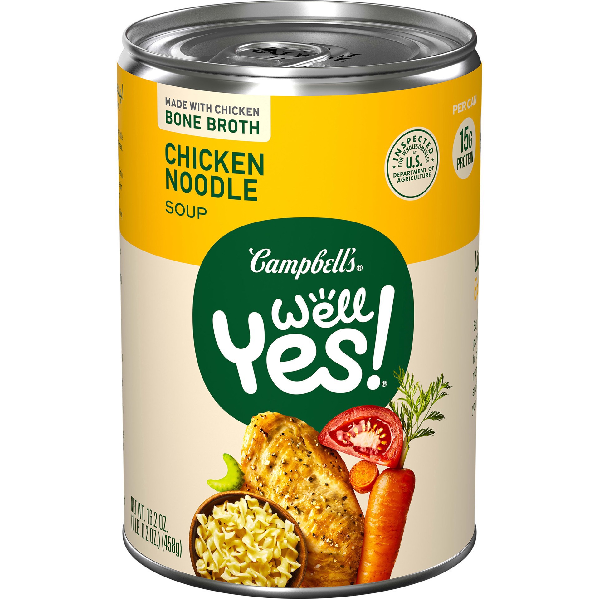 slide 1 of 5, Campbell's Well Yes! Chicken Noodle Soup, 