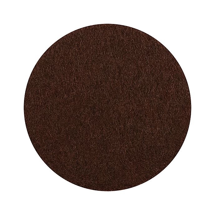 slide 2 of 4, Waxman Round Felt Pads - Brown, 256 ct