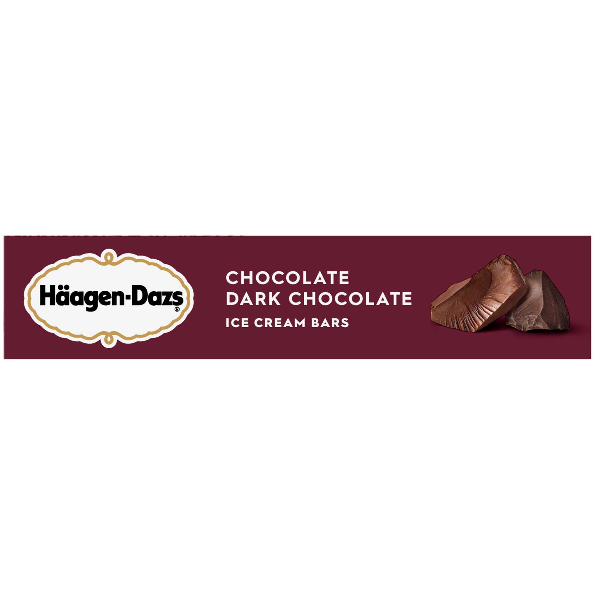 slide 2 of 6, Häagen-Dazs Chocolate Dark Chocolate Ice Cream Bars, 3 ct