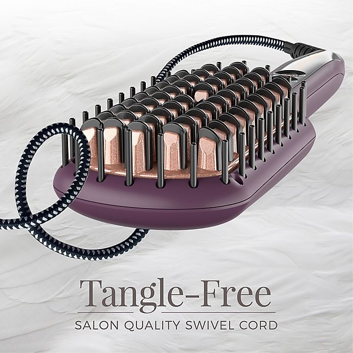 slide 4 of 14, Remington Pro 2-in-1 Heated Straightening Brush with Thermaluxe - Purple, 1 ct