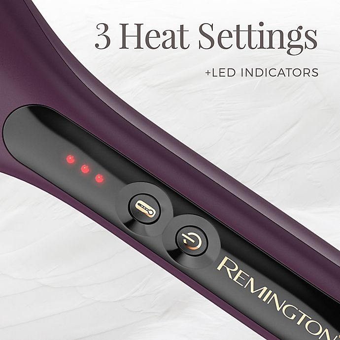 slide 11 of 14, Remington Pro 2-in-1 Heated Straightening Brush with Thermaluxe - Purple, 1 ct