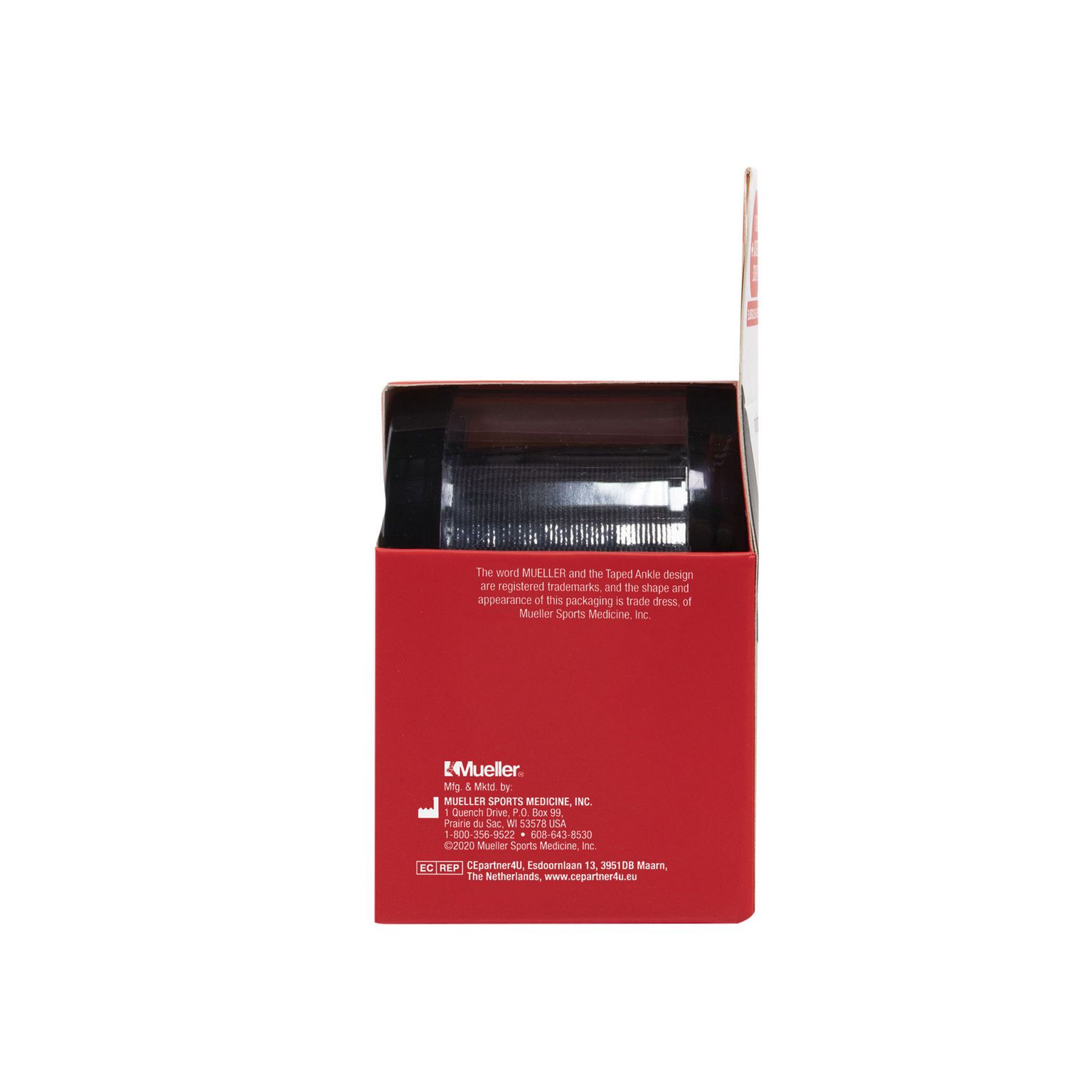 slide 5 of 5, Mueller Typhoon Elite Kinesiology Therapeutic Black Maximum Strength Tape 20 ea Box, 20 ct