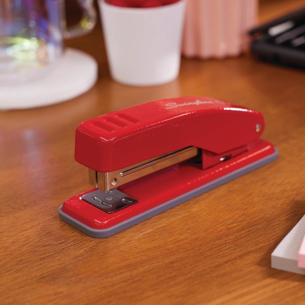 slide 4 of 10, Swingline® Cub™ Compact Metal Stapler, Rio Red, 1 ct