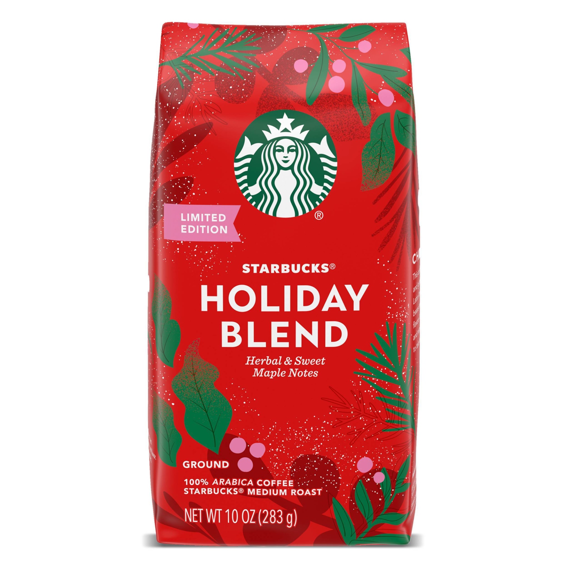 slide 1 of 1, Starbucks Holiday Blend Ground Coffee - 10 oz, 10 oz