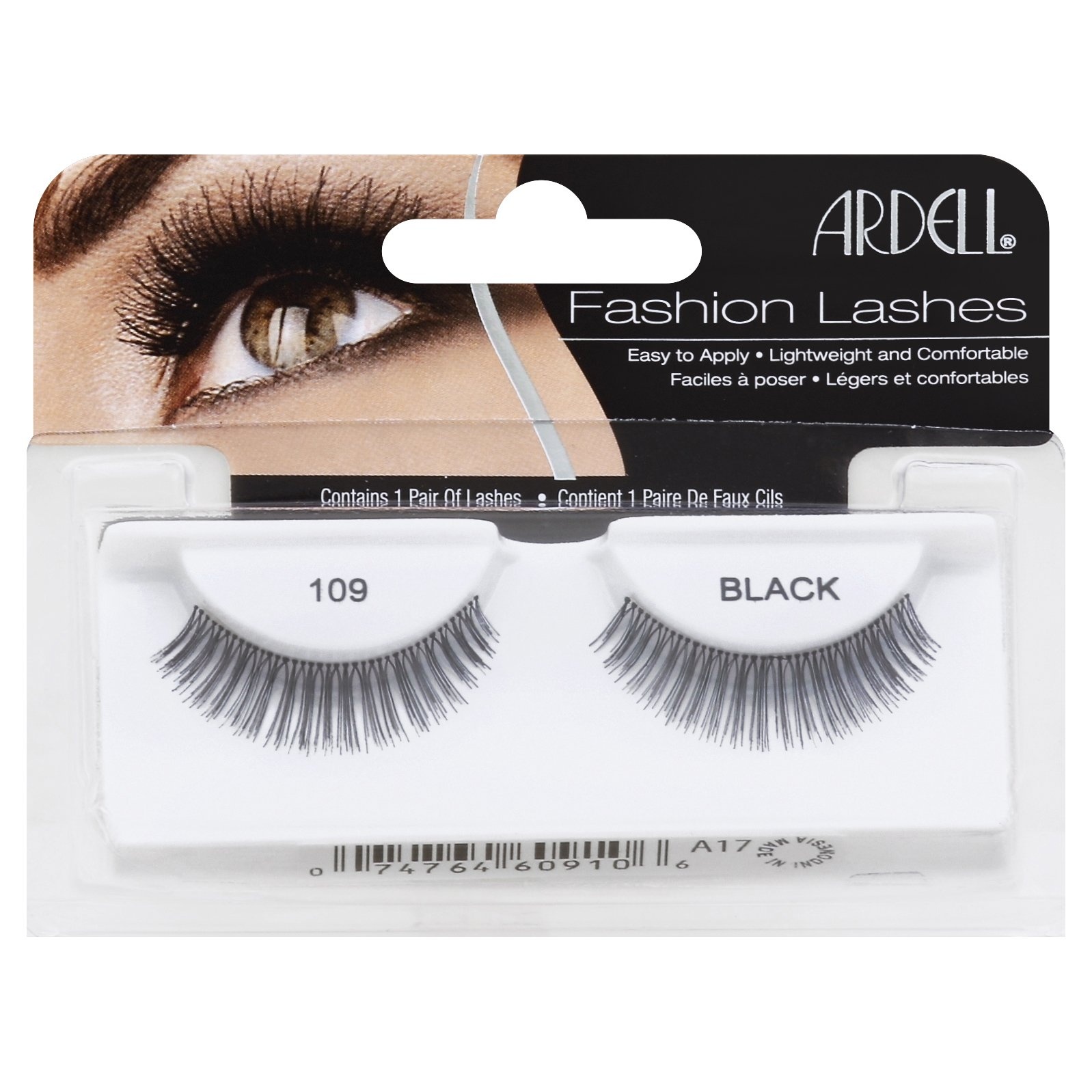 slide 1 of 1, Ardell Eyelash 109 Black, 1 ct