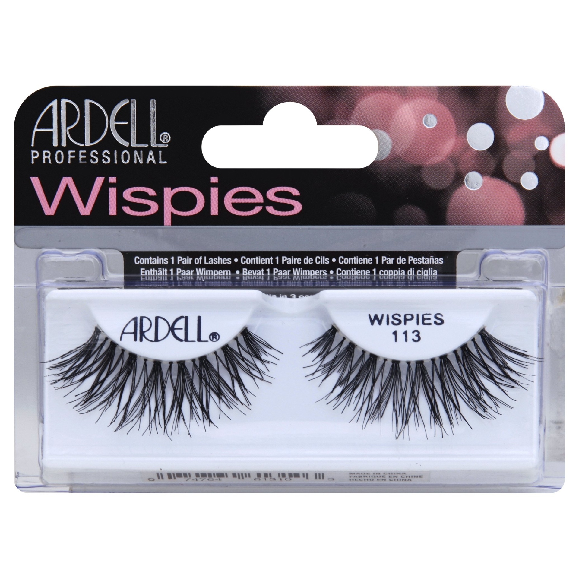 slide 1 of 1, Ardell Eyelash 113 Wispies Black, 1 ct