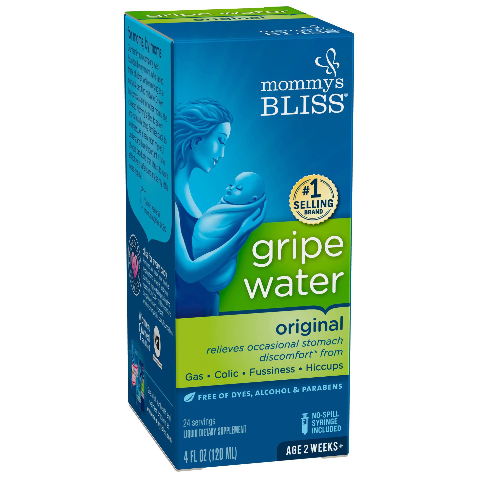 slide 40 of 89, Mommy's Bliss Gripe Water for Babies with Gas, Colic or Stomach Discomfort - 4 fl oz, 4 fl oz