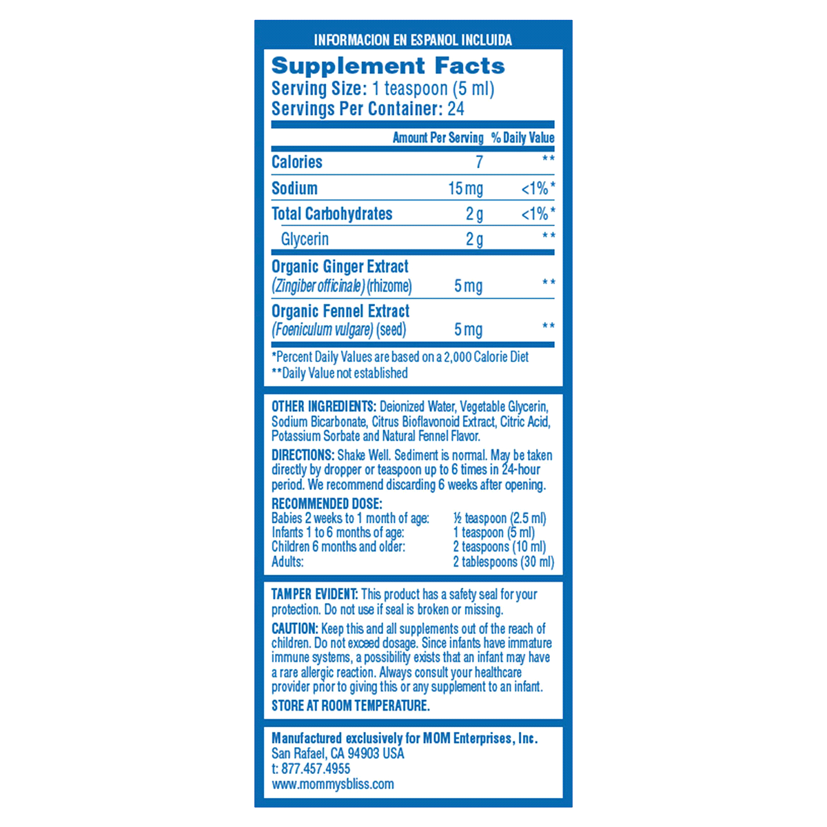 slide 79 of 89, Mommy's Bliss Gripe Water for Babies with Gas, Colic or Stomach Discomfort - 4 fl oz, 4 fl oz