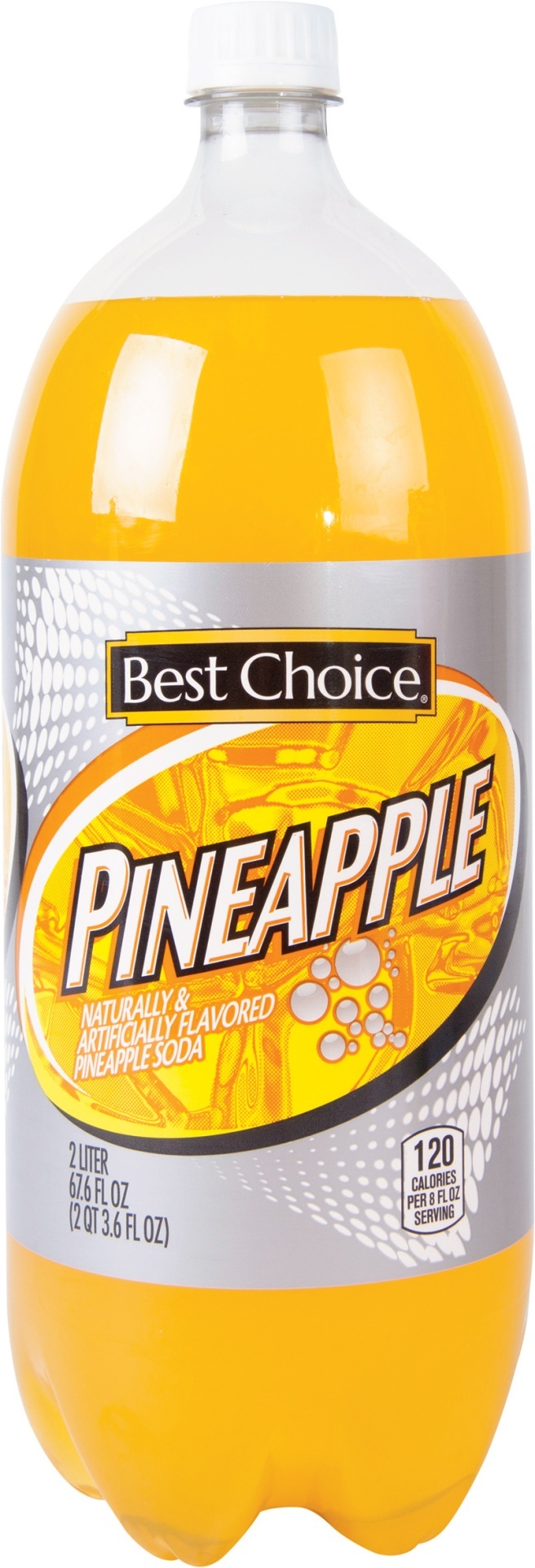 slide 1 of 1, Best Choice Pineapple Soda Pop, 67.6 oz