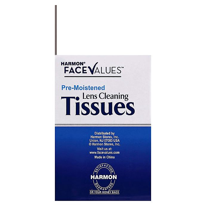 slide 3 of 3, Harmon Face Values Lens Cleaning Tissue Wipes, 60 ct