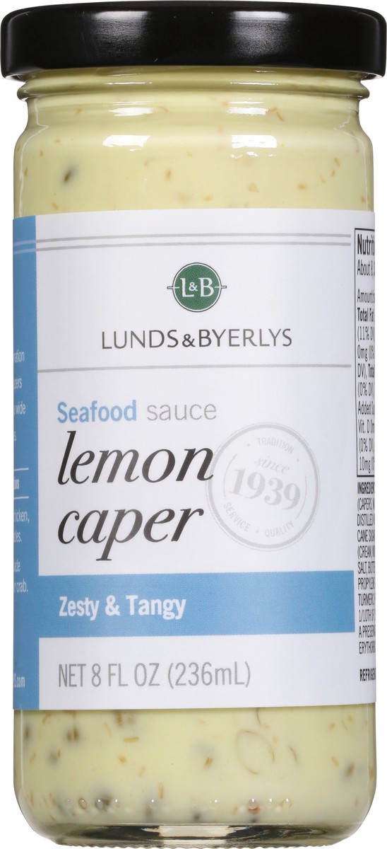 slide 10 of 13, Lunds & Byerlys Lemon Caper Seafood Sauce 8 fl oz, 8 fl oz
