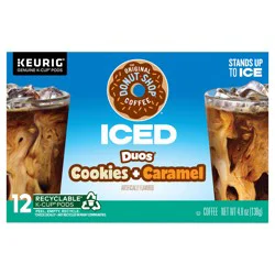 The Original Donut Shop Duos Cookies + Caramel Coffee, Keurig Single Serve K-Cup Pods, 12 Count