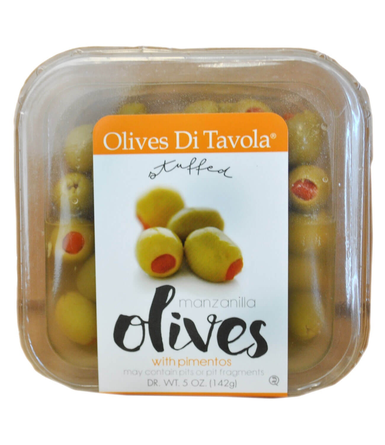 slide 1 of 1, DeLallo Olives, Stuffed, Manzanilla, with Pimentos, 1 ct