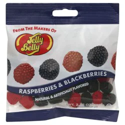 Jelly Beans Raspberries & Blackberries Candy Bag - 2.75 Oz