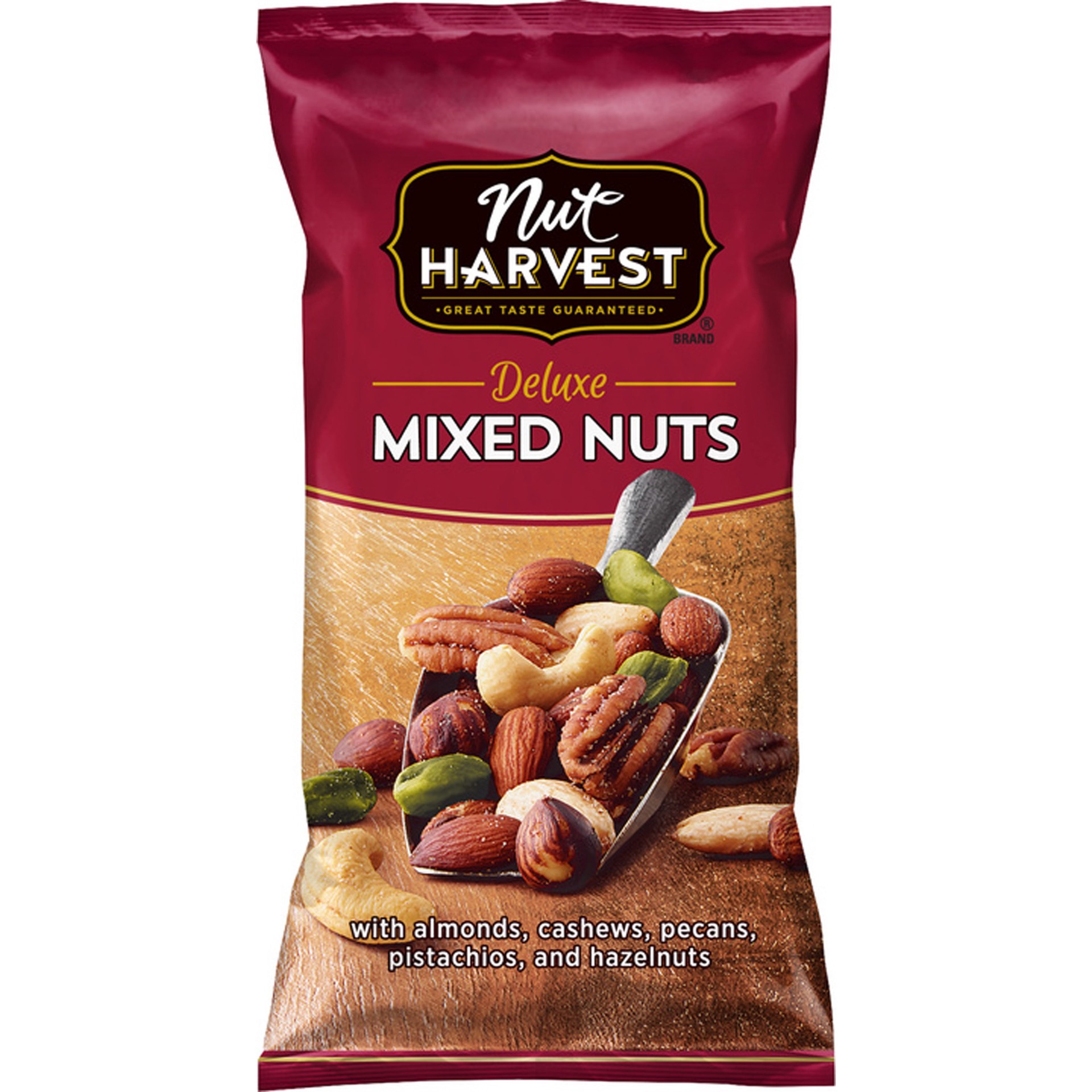 slide 1 of 1, Nut Harvest Mixed Nuts 2.25 Ounce Plastic Bag, 2.25 oz