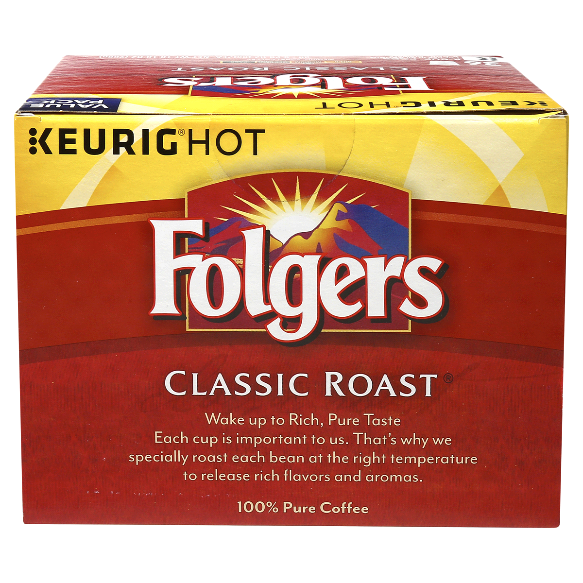 slide 5 of 7, Folgers Classic Roast K-Cup Pods, 36 ct