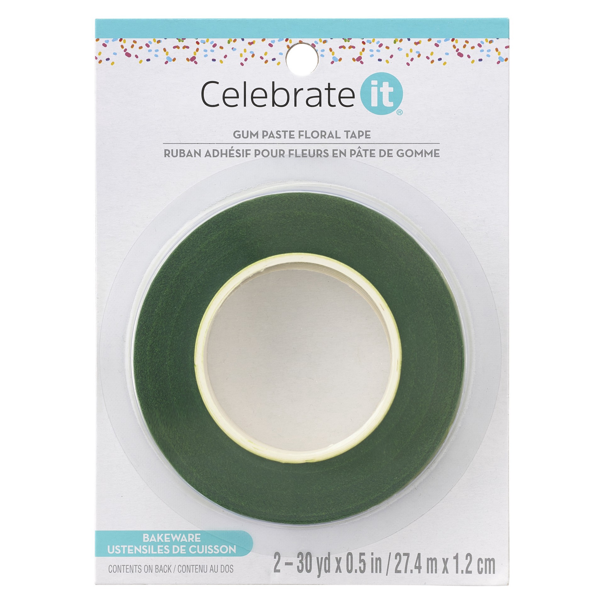 slide 4 of 5, 0.5" Gum Paste Flower Tape Set By Celebrate It, 0.5 in