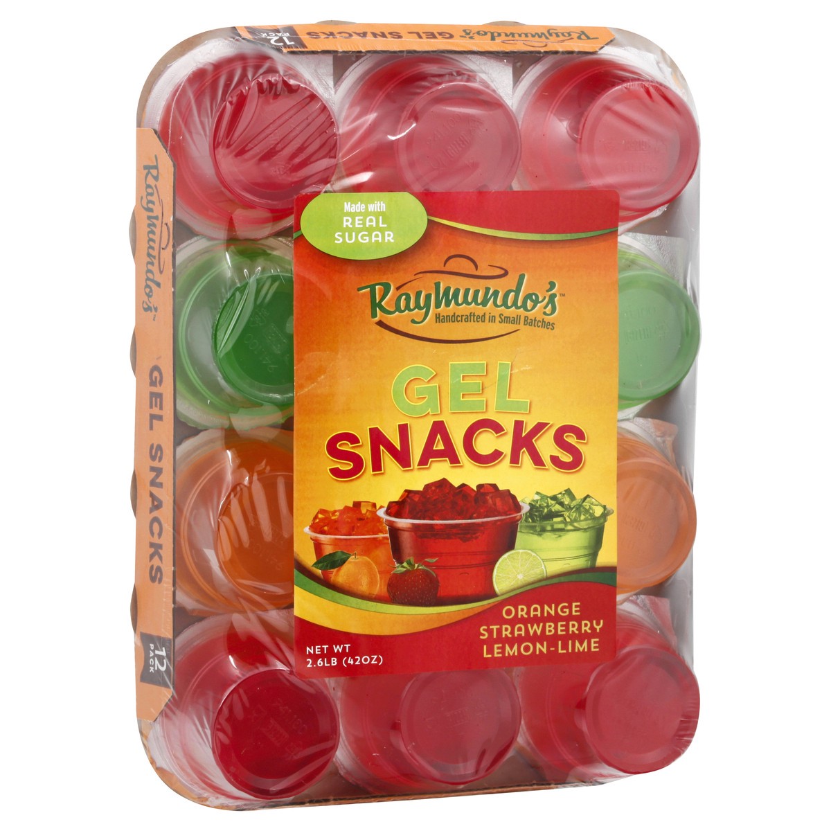 slide 11 of 13, Raymundo's Assorted Gelatin 12Pk, 42 oz