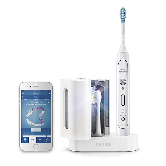 slide 4 of 5, Philips Sonicare Phillips Sonicare Flexcare Platinum Connected Electric Toothbrush with Sanitizer, 1 ct