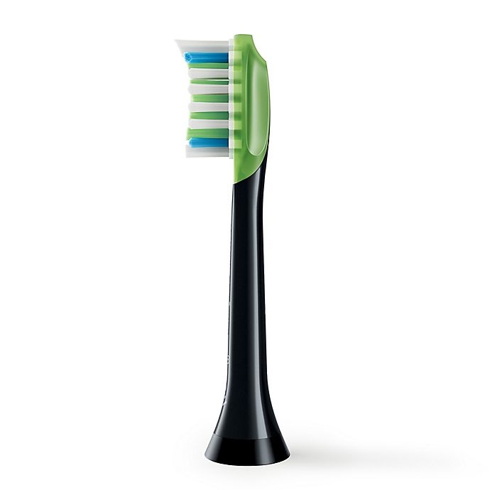 slide 2 of 3, Philips Sonicare Premium Replacement Brush Heads - Black, 2 ct