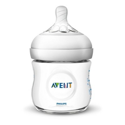 slide 1 of 10, Philips Avent Natural Baby Bottle - Clear, 4 oz