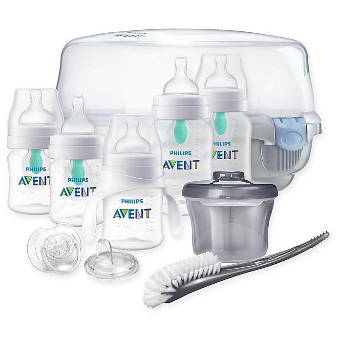 slide 1 of 2, Philips Avent Essentials Anti-Colic Bottle Set - Clear, 1 ct