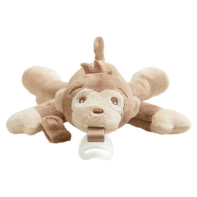 slide 3 of 8, Philips Avent Soothie Snuggle Monkey Pacifier, 1 ct