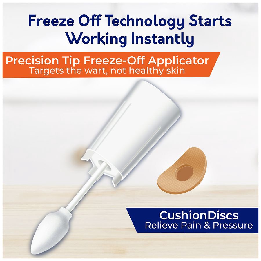 slide 2 of 5, Compound W Freeze Off Wart Remover and CushionDiscs, 8 ct