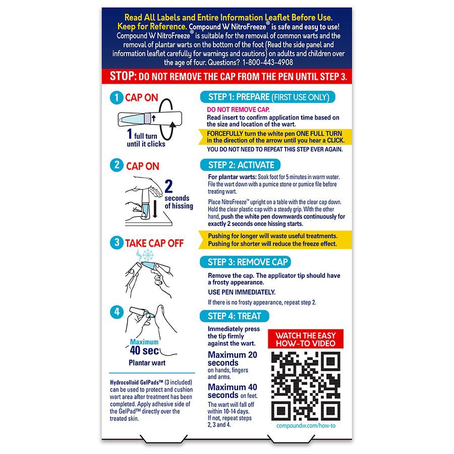 slide 5 of 5, Compound W NitroFreeze + GelPads, 5 ct