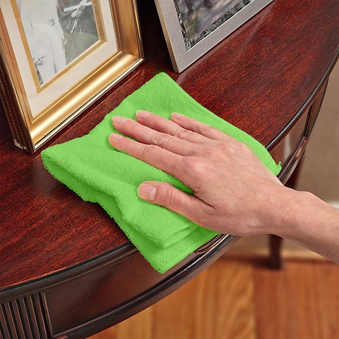 slide 3 of 5, Schroeder & Tremayne The Original Microfiber Cleaning Cloths, 10 ct