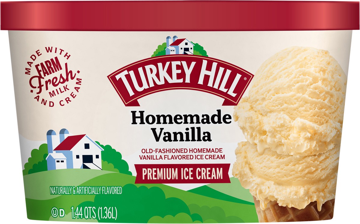 slide 2 of 6, Turkey Hill Premium Home Made Vanilla Ice Cream 1.44 qt, 1 pint