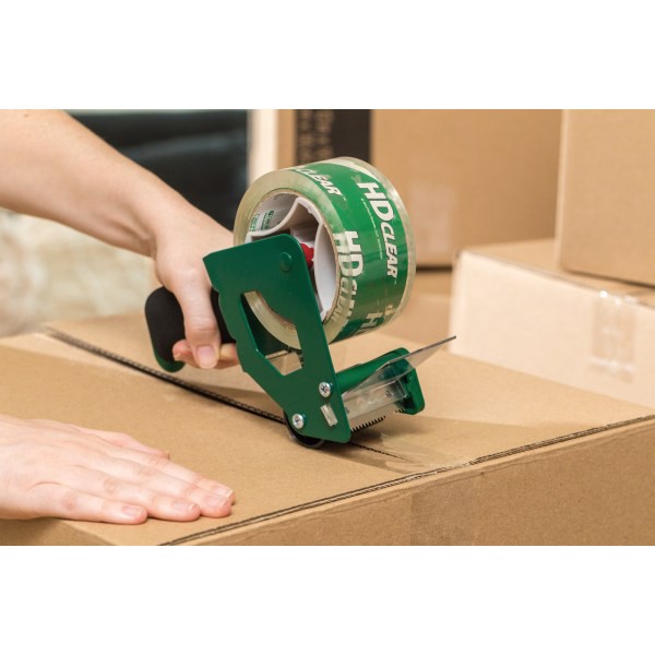 slide 3 of 5, Duck 1.88" x 55 yd Heavy-Duty Carton Packaging Tape - Clear, 6 ct