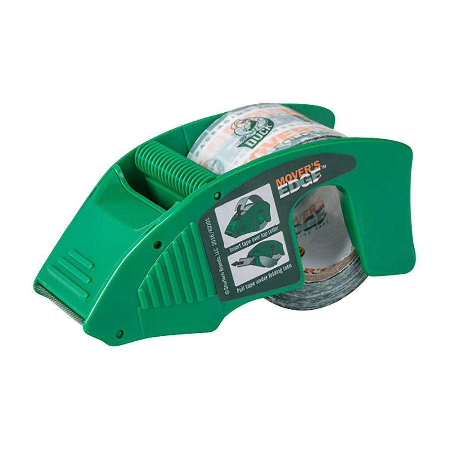 slide 2 of 5, Duck Brand Mover’s Edge Refillable Dispenser - Printed Tape, 1.88 in. x 35 yd., 1.88 in x 35 yd
