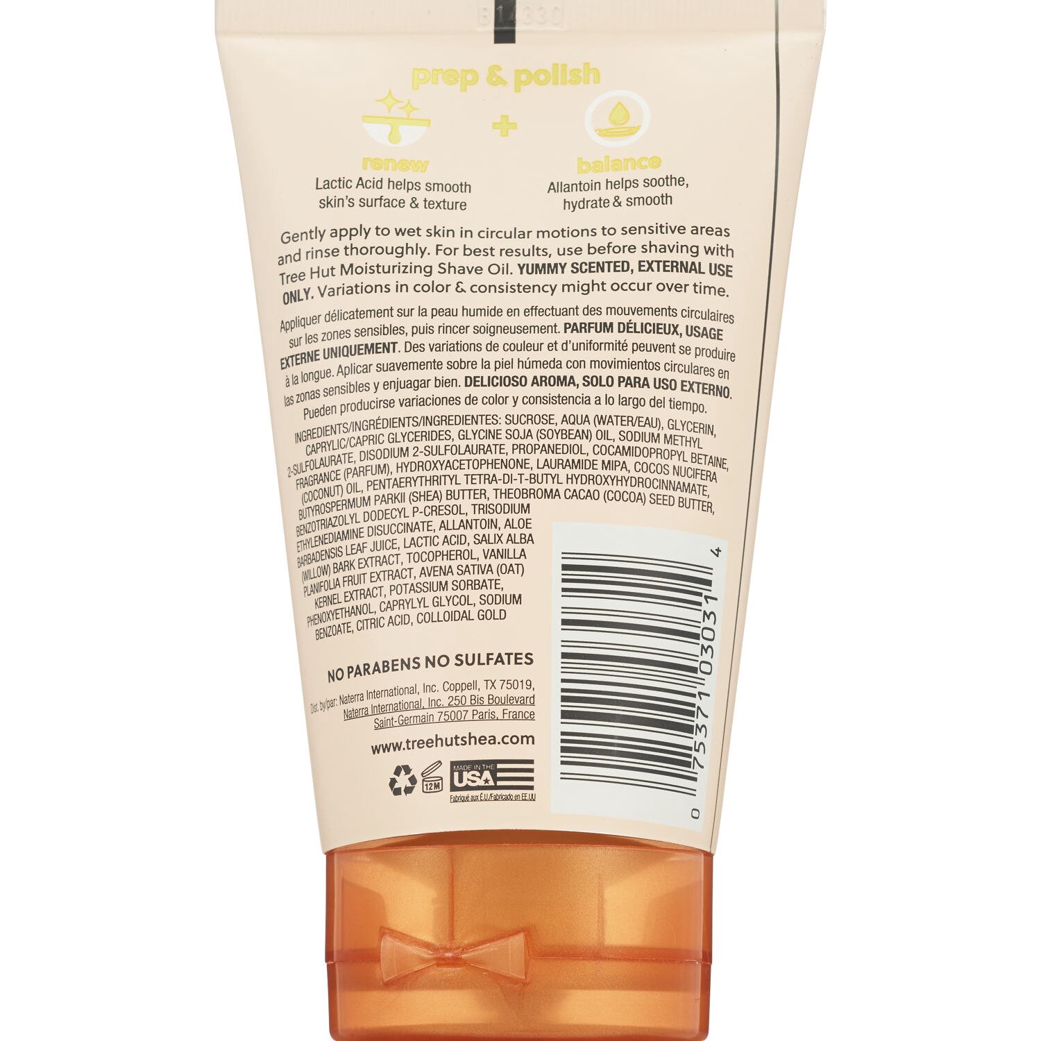 slide 2 of 2, Tree Hut Foaming Polish Vanilla Pre-Shave 7 oz, 7 oz