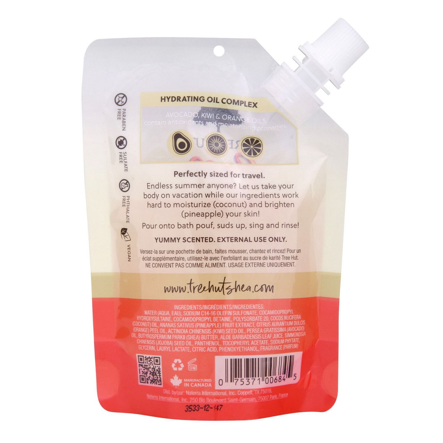 slide 3 of 3, Tree Hut Foaming Gel Wash, Coca Colada, 3.3 Oz, 3.3 oz