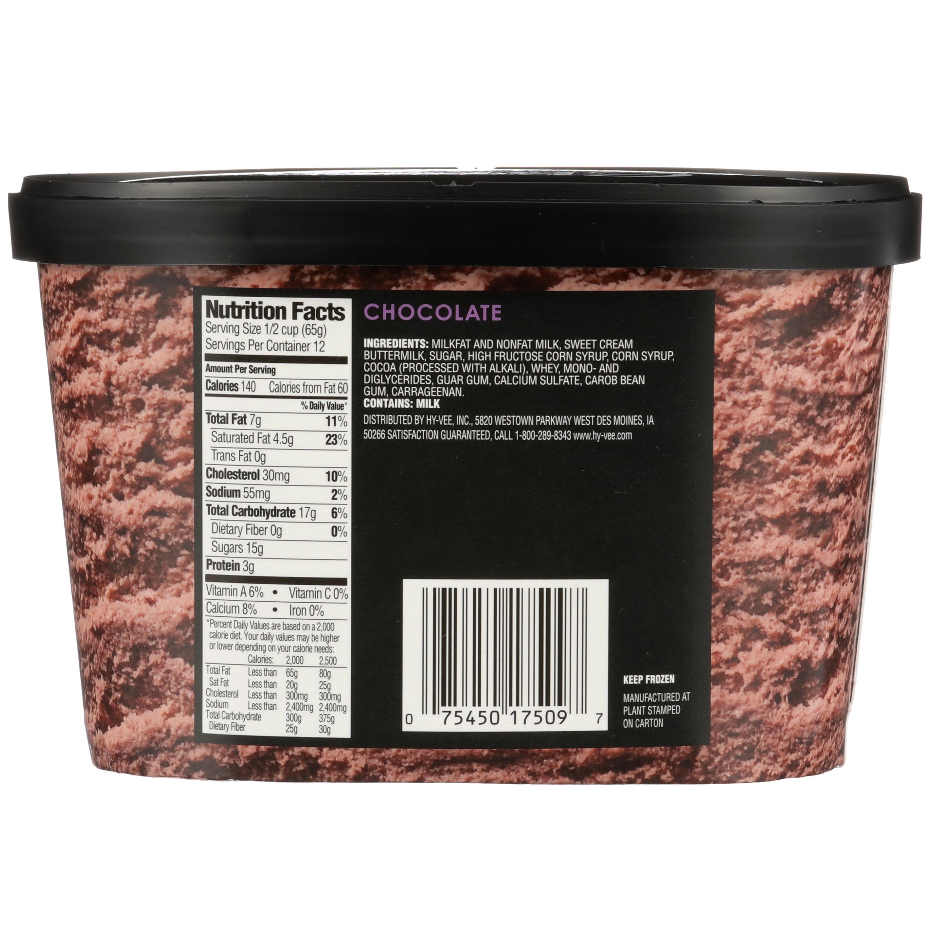 slide 4 of 6, It's Your Churn Chocolate Premium Ice Cream, 1.5 qt