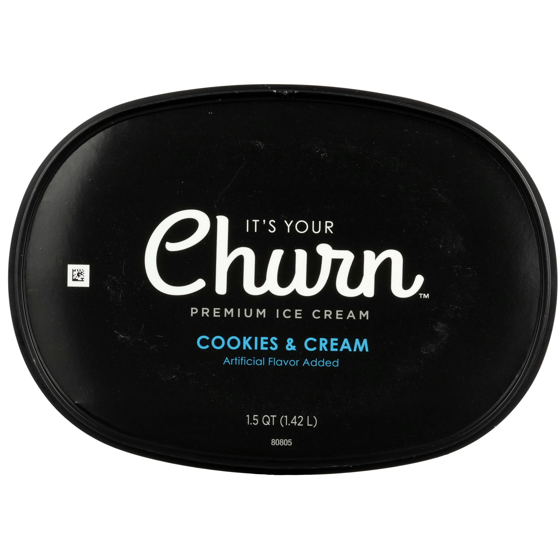 slide 3 of 6, It's Your Churn Cookies & Cream Premium Ice Cream, 1.5 qt