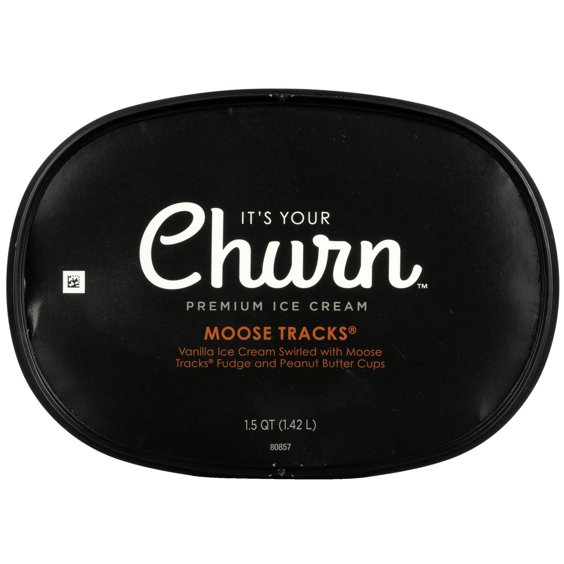 slide 6 of 6, It's Your Churn Premium Ice Cream Moose Tracks, 1.5 qt