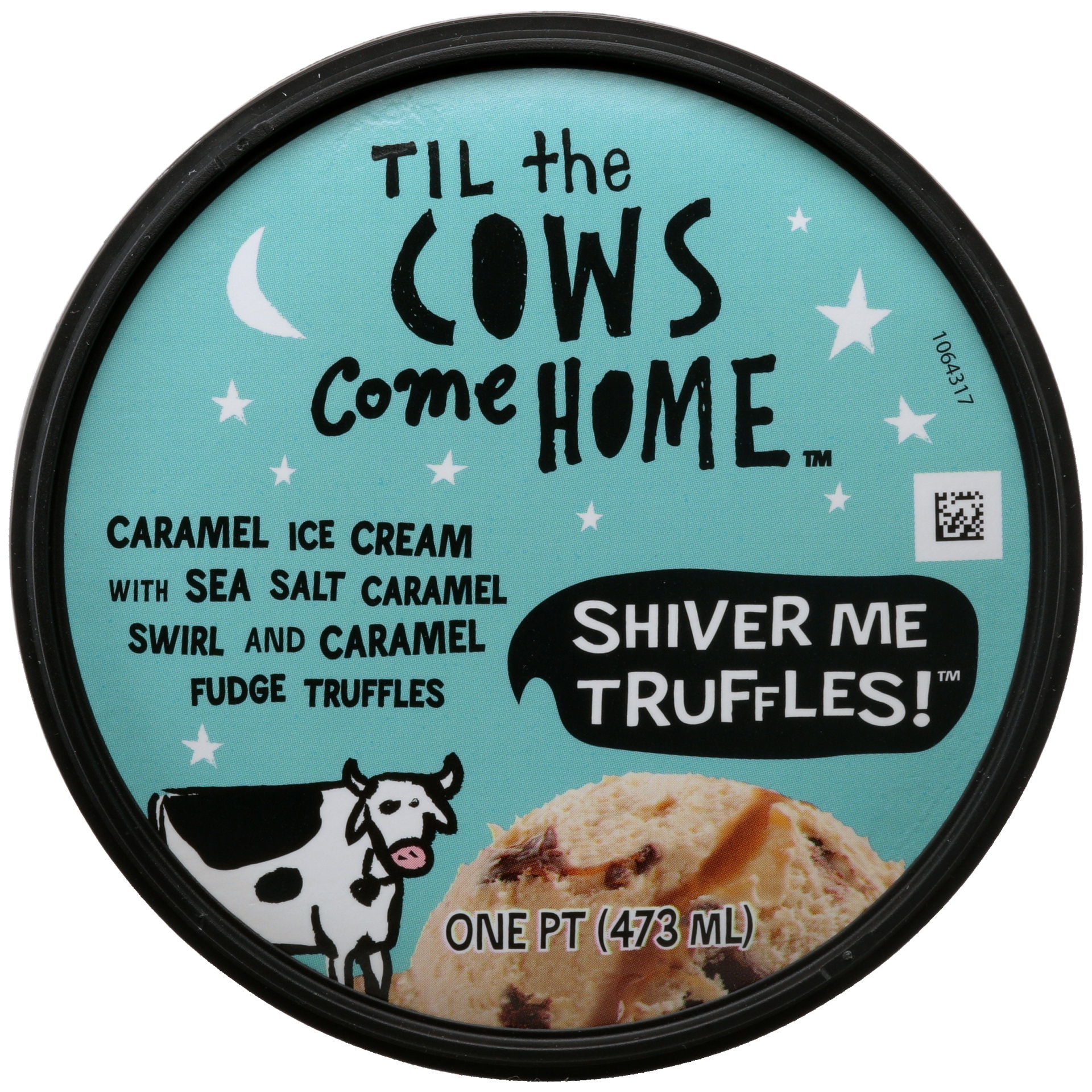 slide 5 of 6, Til the Cows Come Home Ice Cream - Shiver Me Truffles!, 1 pint