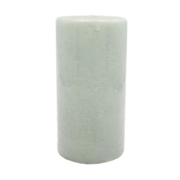 slide 1 of 1, Hy-Vee Wix & Wax Cool Gray 3" X 6" Pillar Candle, 1 ct