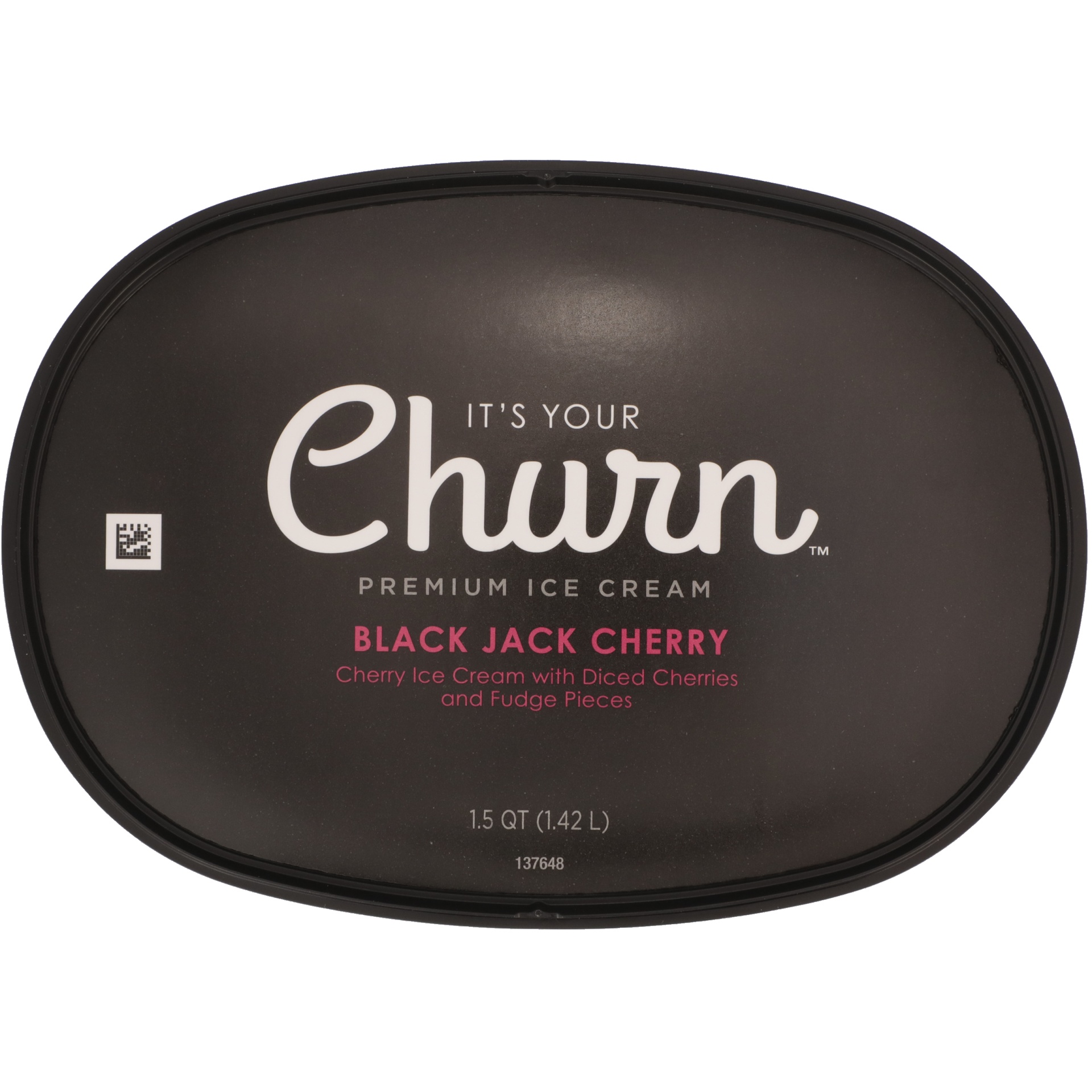 slide 2 of 6, It's Your Churn Black Jack Cherry Ice Cream, 1.5 qt