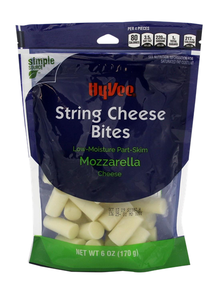 Hy-Vee Mozzarella String Cheese Bites 6 Oz | Shipt