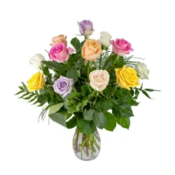 A Dozen Thanks Flower Arrangement