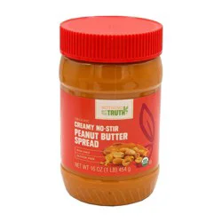 Nothing But The Truth Organic Creamy No-Stir Peanut Butter Spread