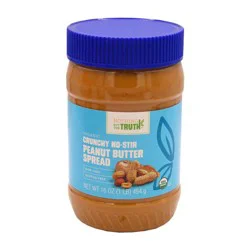 Nothing But The Truth Organic Crunchy No-Stir Peanut Butter Spread